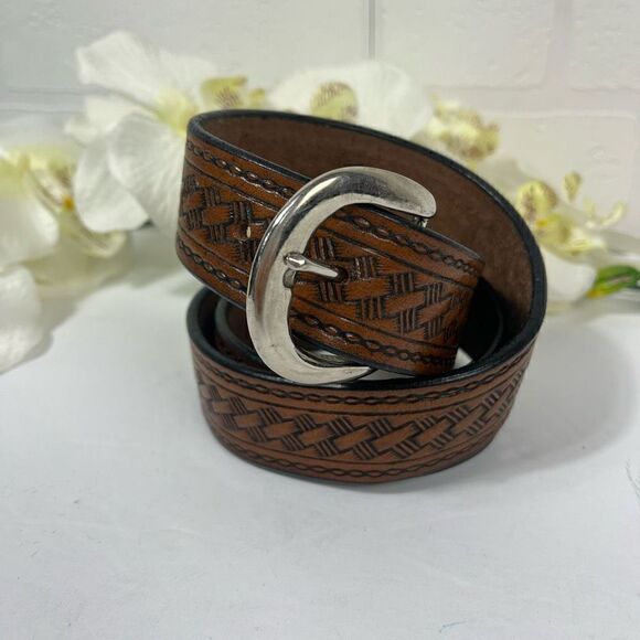 No Brand Other - Leather belt Brown mens Size 32
